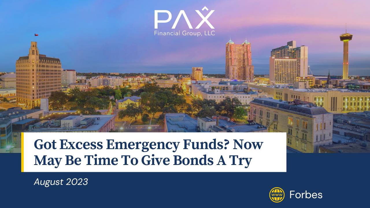 Got Excess Emergency Funds? Now May Be Time To Give Bonds A Try